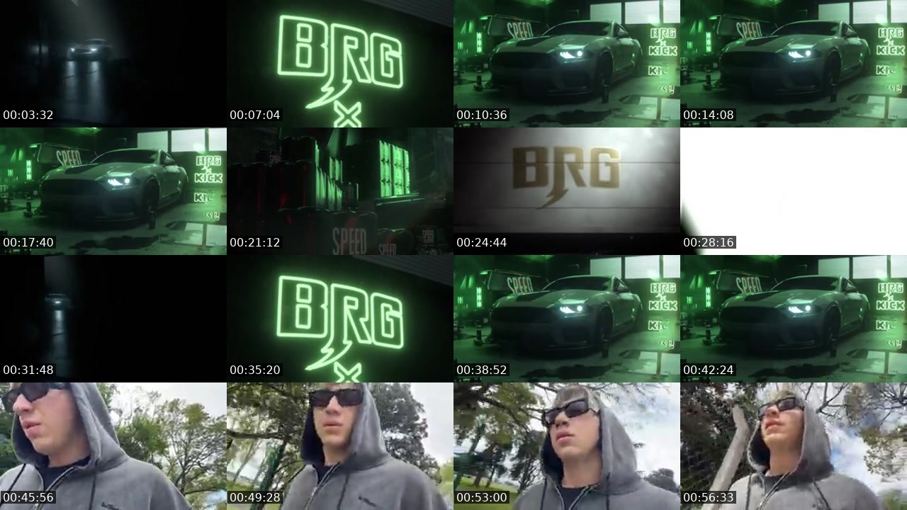 Contact-sheet preview of Brunenger's Kick recording