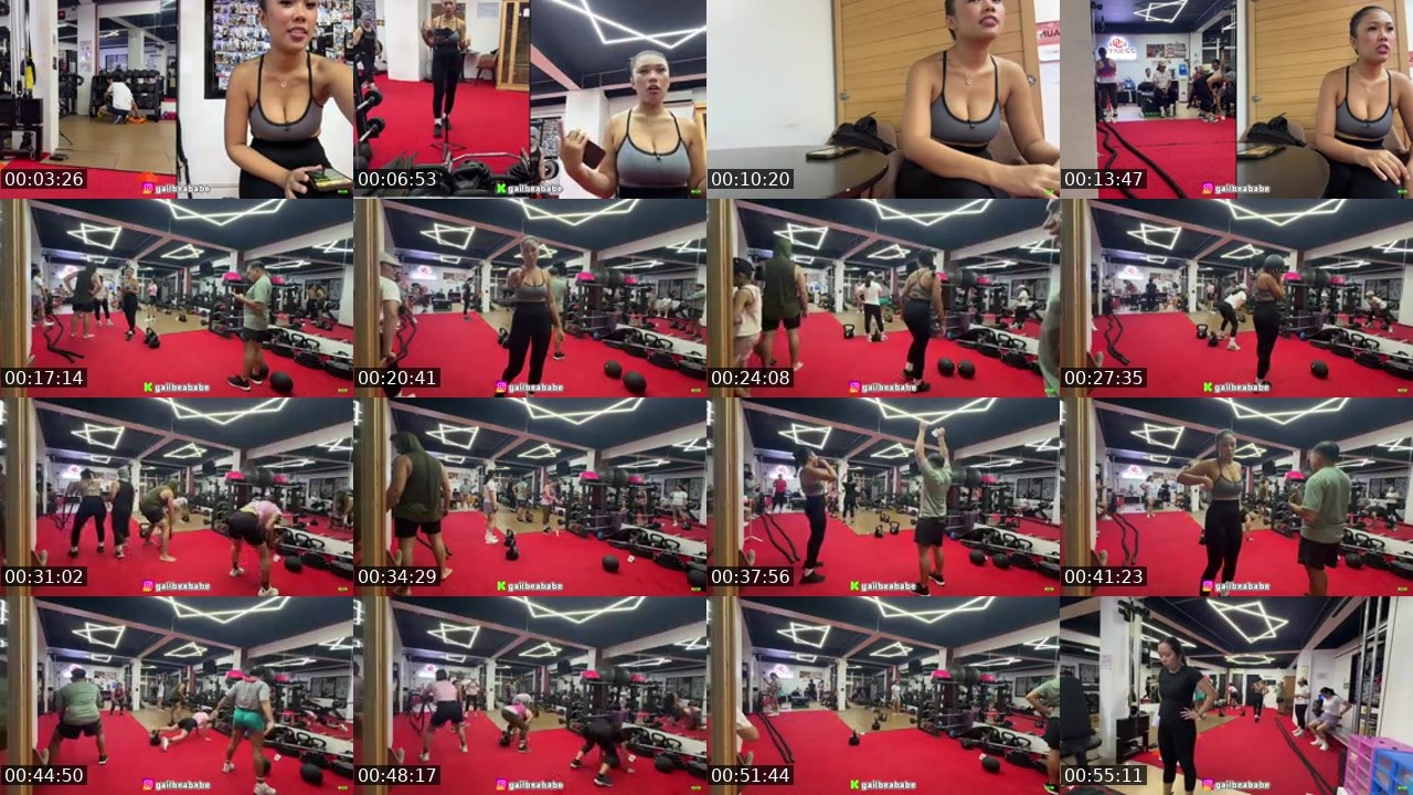 Contact-sheet preview of Gailbeababe's Kick recording