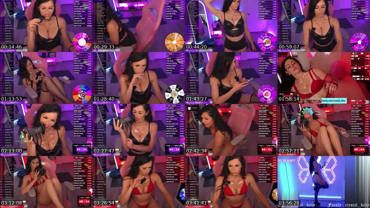 Contact-sheet preview of crystal's Kick recording
