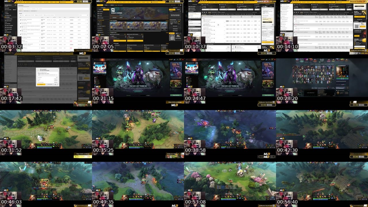 Contact-sheet preview of inamiing's Kick recording