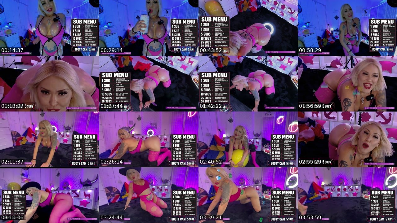 Contact-sheet preview of ladigabster's Kick recording