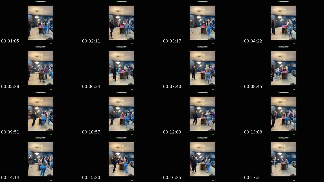 Contact-sheet preview of AshleyBarbietv's Kick recording