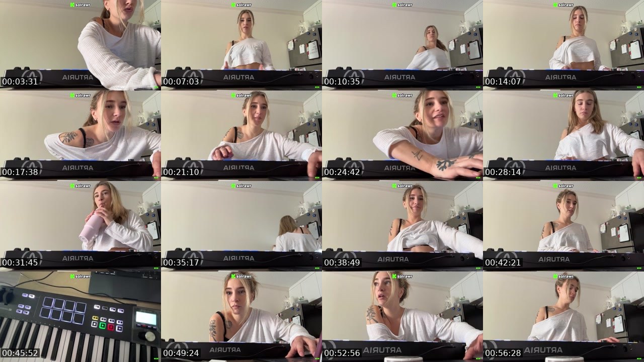 Contact-sheet preview of SolRawr's Kick recording