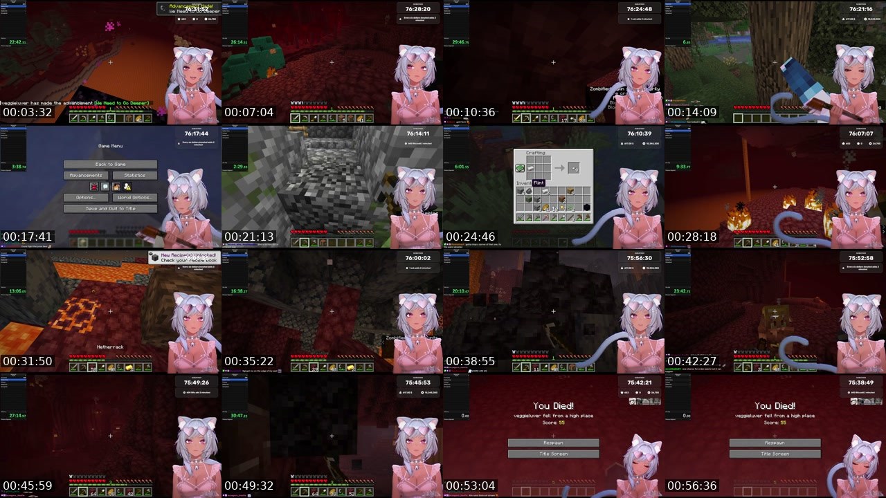 Contact-sheet preview of lilah's Kick recording