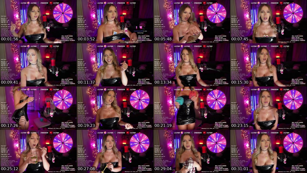 Contact-sheet preview of lilcyma's Kick recording