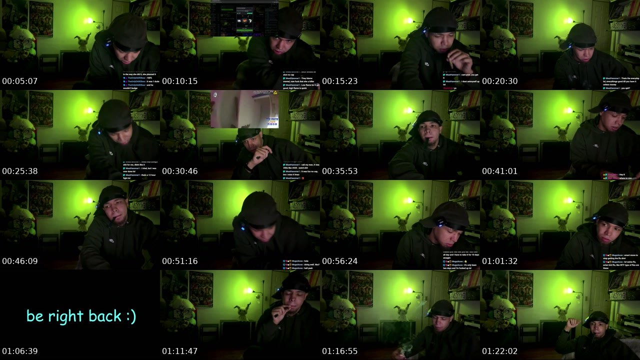 Contact-sheet preview of BackwoodBoss's Kick recording