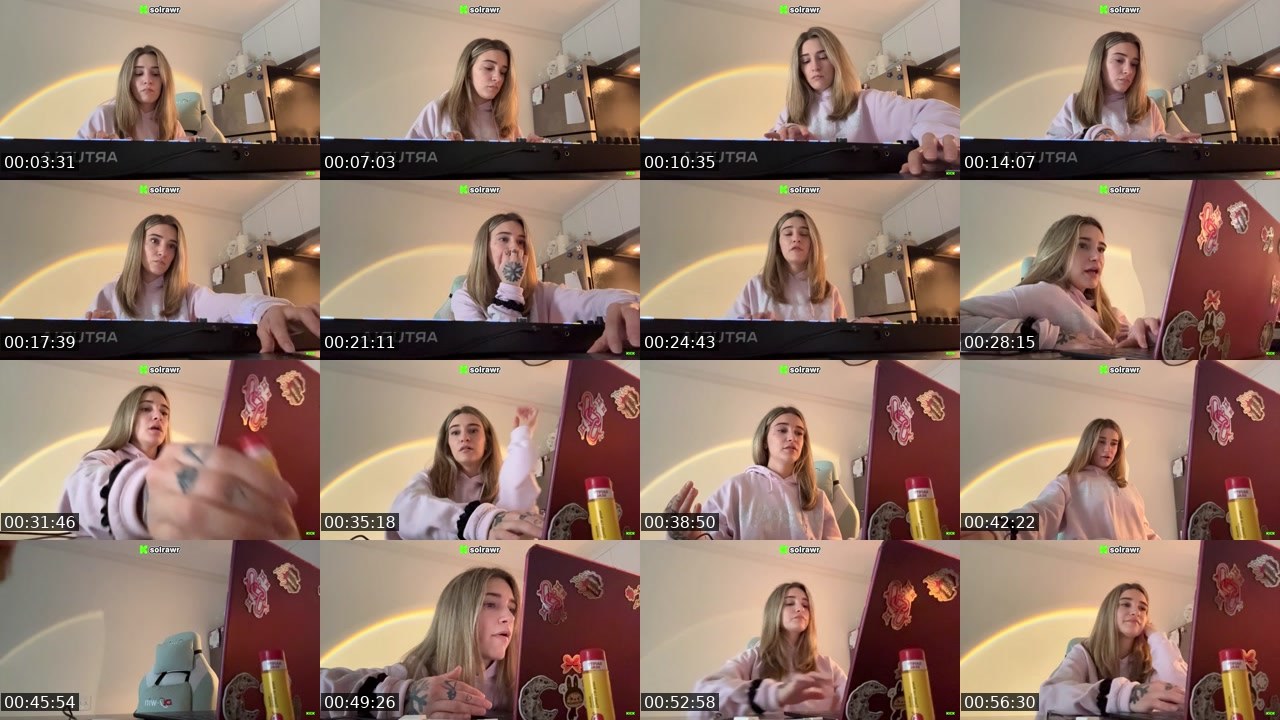 Contact-sheet preview of SolRawr's Kick recording
