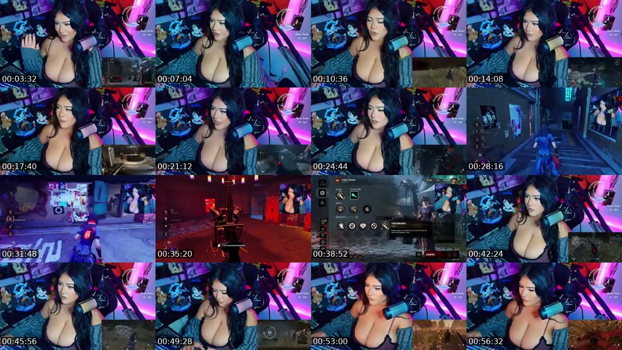 Contact-sheet preview of bigbittygoth's Kick recording
