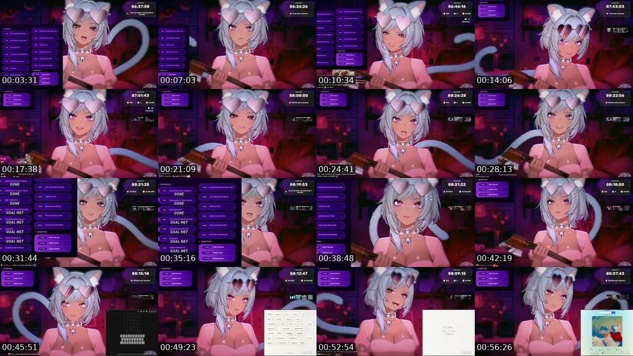 Contact-sheet preview of lilah's Kick recording