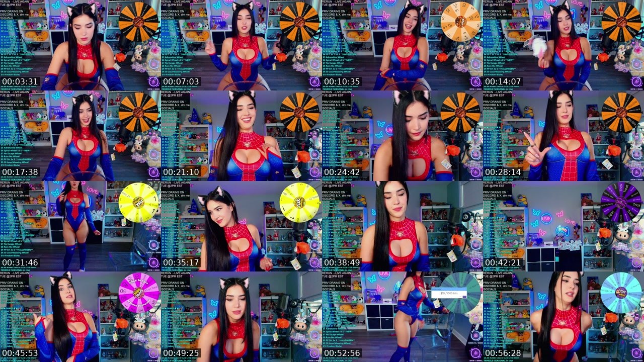 Contact-sheet preview of CinCinBear's Kick recording
