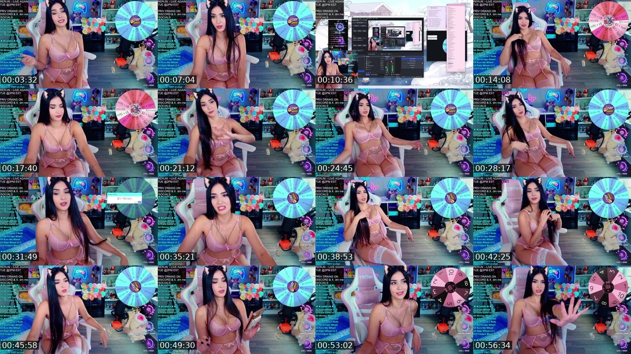 Contact-sheet preview of CinCinBear's Kick recording