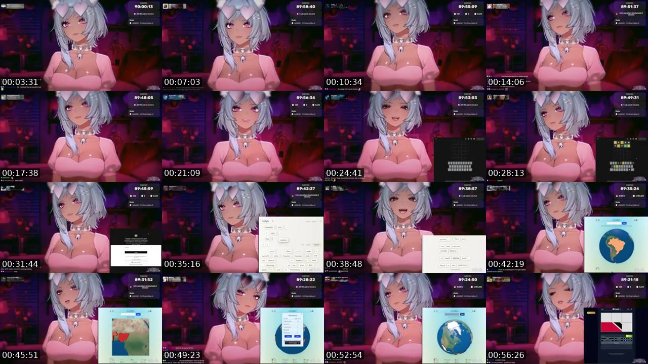 Contact-sheet preview of lilah's Kick recording