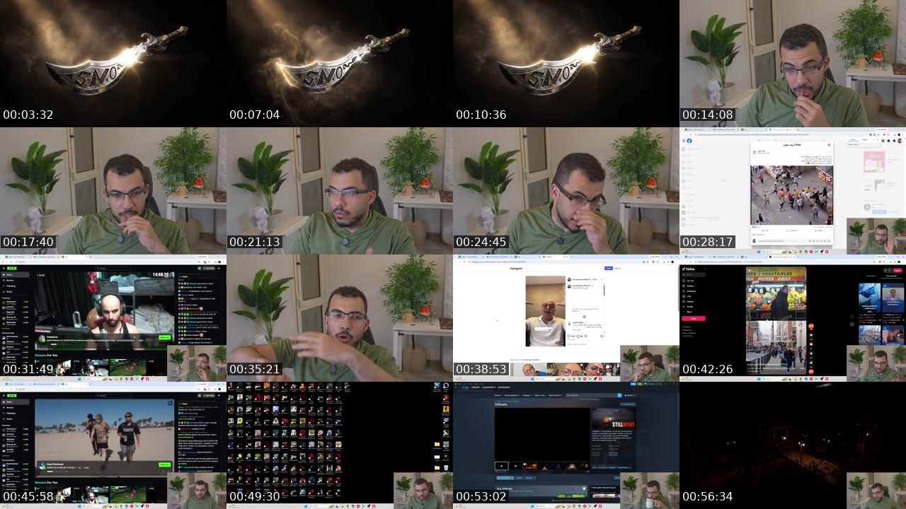 Contact-sheet preview of snowar12's Kick recording