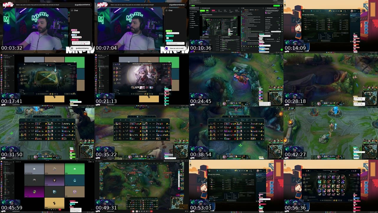 Contact-sheet preview of Minerva's Kick recording