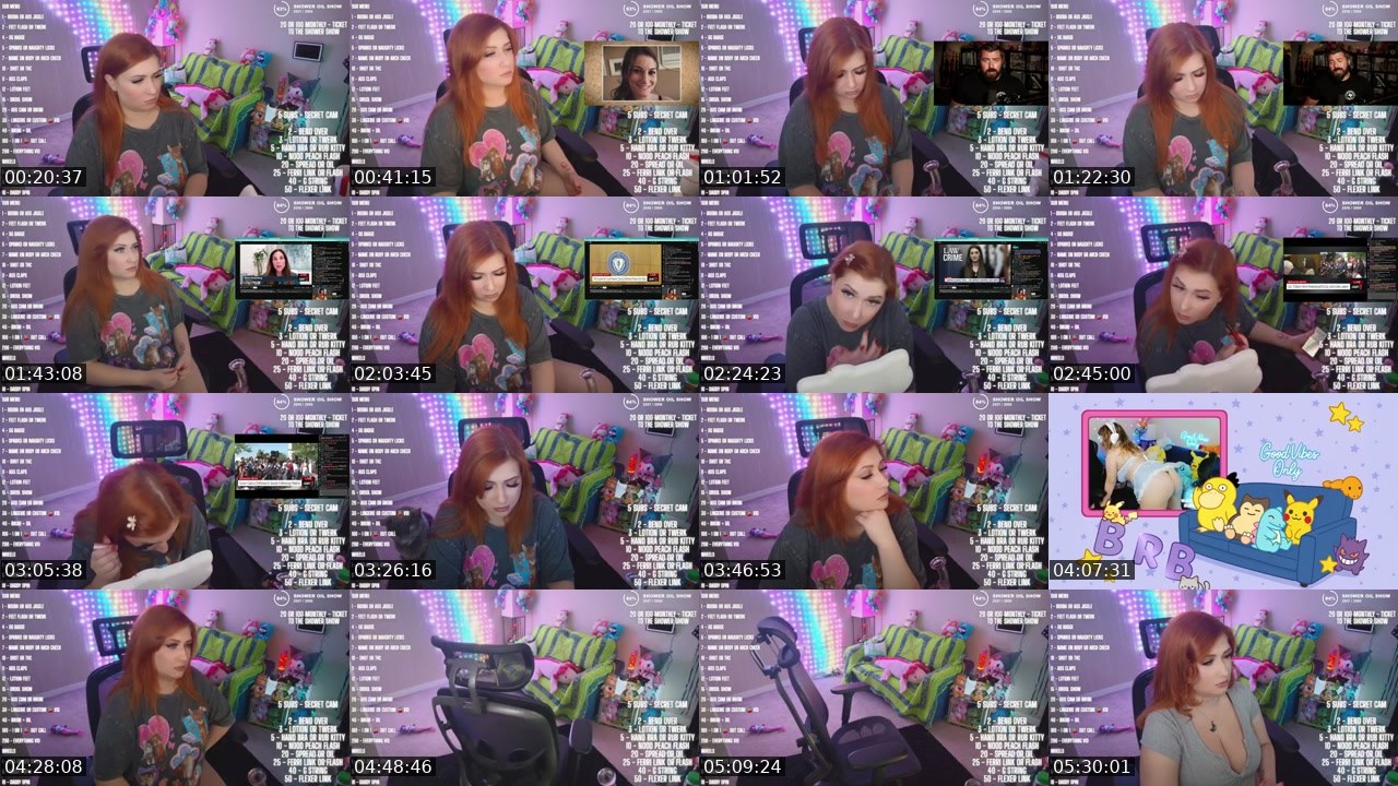 Contact-sheet preview of PeachyJade's Kick recording