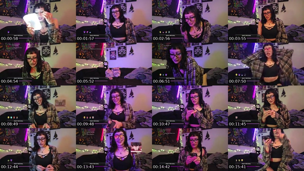 Contact-sheet preview of SheLuvsBats's Kick recording