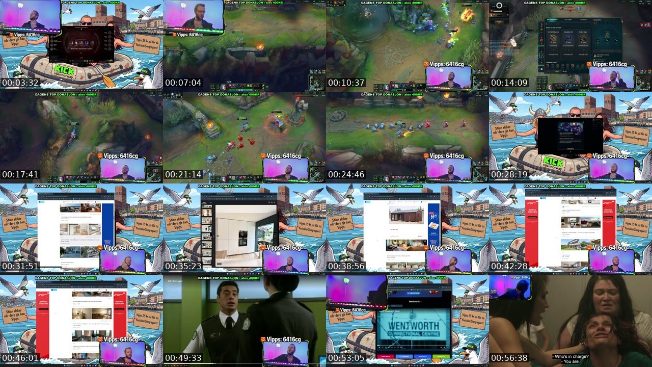 Contact-sheet preview of stiannorway's Kick recording